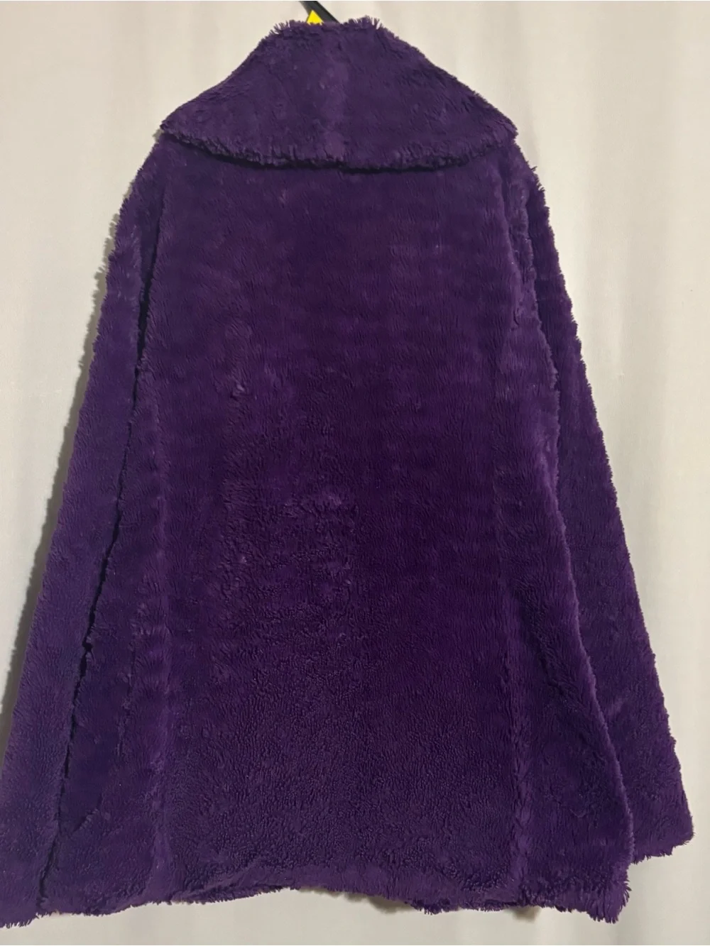 Patagonia Purple Pelage Faux Fur Button-Up Girl’s L (12) Fleece Coat